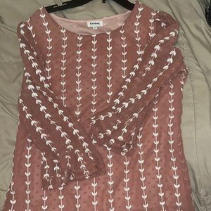baby pink kindred top